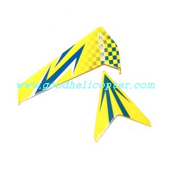 dfd-f162 helicopter parts tail decoration set (yellow color) - Click Image to Close